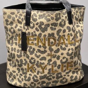 Kendall + Kylie Leopard Print Tote! NWOT!!
